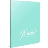 Mikasso Pastels A4 Tel Dikişli Pp Kapak 40 Yp Çizgili Defter Karton Çizgili Belirtilmemiş Orta Boy Turkuaz B - Çok Renkli