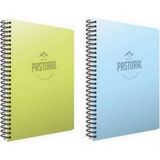 Mikasso Pastoral 96 Yp. A4 Spiralli Pp. Kapak Defter 1 Kareli 1 Çizgili Yumuşak Spiralli Kareli 96 Yaprak Be - Çok Renkli