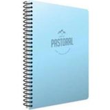 Mikasso Pastoral 96 Yp. A4 Spiralli Pp. Kapak Defter Kareli Sert Spiralli Kareli 72 Yaprak Büyük Boy Gri Oku - Çok Renkli