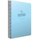 Mikasso Pastoral A4 120 Yaprak Kareli Pp Kapak Spiralli Defter Mavi Yumuşak Spiralli Kareli 120 Yaprak Belir - Çok Renkli