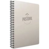 Mikasso Pastoral Spiral Pp Kapak Defter ( 17*24 ) 96 Yaprak ( Kareli ) Karton Spiralli Kareli 96 Yaprak Büyü - Çok Renkli