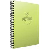 Mikasso Pastoral Spiralli Pp Kapak A4 96 Yaprak Kareli Defter Yumuşak Spiralli Kareli 96 Yaprak Belirtilmemi - Çok Renkli