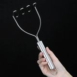 Mikasso Patates Ezici Püre Yapıcı 24 cm Lüks Paslanmaz Metal Çelik