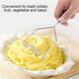 Mikasso Patates Ezici Püre Yapma Aleti Paslanmaz Çelik 24 cm Çelik