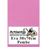 Mikasso Pembe Eva 50X70 cm 1 Adet Eva Süngeri Okul Kreş Anasınıfı Elişi Etkinlikleri - Çok Renkli