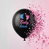 Mikasso Pembe Konfetili Cinsiyet Balonu - Çok Renkli
