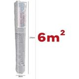 Mikasso Pencereli Halı Hurcu /halı Saklama 6m2 Standart 38*210 cm Mika 40 x 210 Gri Tr