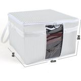 Mikasso Pencereli Kazak Hurcu 45 x 40 x 30 cm Nefes Alabilen Kumaş 75 x 40 Gri