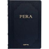 Mikasso Pera Iplik Dikişli Deri Kapak Defter 13X21 120 Yaprak Çizgisiz Standart Sert Düz Çizgisiz 120 Yaprak - Çok Renkli