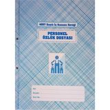 Mikasso Personel Özlük Dosyası Karton Kapak Karton Düz Kareli Orta Boy Mavi Okul Defterleri A4 - Çok Renkli