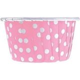 Mikasso Pet Kapsül Pembe 25 Li - Muffın 50*39 Kapsül Pembe Muffin Kağıt Pembe Kağıt Pembe