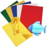 Mikasso Petekli Elişi Kağıdı 5li 25X35 Kağıt - Çok Renkli