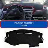 Mikasso Peugeot 301 2012+ Torpido Koruyucu Torpido Halısı Kılıf Havlu Örtü - Çok Renkli