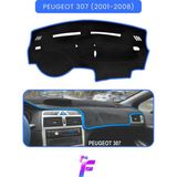 Mikasso Peugeot 307 (2001-2008) Araca Özel Torpido Örtüsü | Ön Göğüs Kılıfı | Tam Koruma | Oto Aksesuar |T95 - Çok Renkli