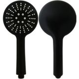 Mikasso Piano Black Duş Başlığı Fonksiyonlu Plastik