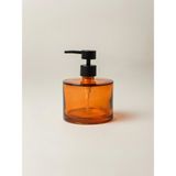 Mikasso Pietra Amber Cam Sıvı Sabunluk (10 x 14 Cm) Cam Turuncu - Çok Renkli