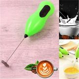 Mikasso Pilli Mini Kahve Süt Cappucino Köpürtücü Yumurta Karıştırıcı Mixer Pilli Çırpıcı Plastik