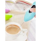 Mikasso Pilli Mini Mixer Kahve Süt Köpürtücü Karıştırıcı Cappuccino Mixer Plastik