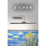 Mikasso Pilli Silver Beyaz Işık Duvar Apliği Banyo Aydınlatma Ayna Üstü LED Tablo Aplik A+ Loş Işık 6500K Kr - Çok Renkli