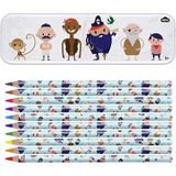 Mikasso Pırate Colourıng Korsan Kuru Boya Kalemleri 10LU Set Beyaz - Çok Renkli