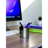 Mikasso Piston Kalemlik / Kalem Organizeri Plastik Gri - Çok Renkli