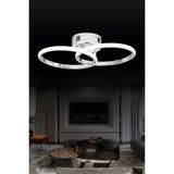 Mikasso Pl 02 2 Model Krom 3 Renkli Salon ve Oturma Odası Için Ideal Alüminyum Avize, 45X10 Alüminyum 1 E27 - Çok Renkli