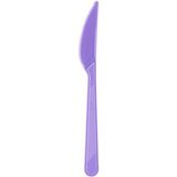 Mikasso Plastik Bıçak 25'li Lila 18 cm Çelik
