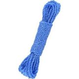 Mikasso Plastik Çamaşır Ipi, 4 mm x 15 Metre Hazır Beyaz Renk Plastik Halat Çamaşır Kurutmak Için Ip 15 Tr