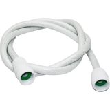 Mikasso Plastik Duş Hortumu 8mm - 140CM (5263) Parmak Izi Bırakmaz Koyu Inox Krom Kaplama