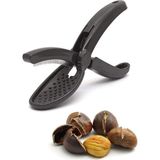 Mikasso Plastik Kestane Çizici Kestane Kesici Makas Mutfak Gereci Kestane Çizici Gri