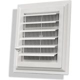 Mikasso Plastik Menfez 40X40 cm Banyo / Wc Havalandırma Menfez