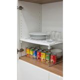 Mikasso Plastik Metal Ayaklı Dikdörtgen Mini Raf Düzenleyici Organizer Beyaz Belirtilmemiş Beyaz Tr