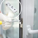 Mikasso Plastik Pvc Pimapen Kapı Kolu Beyaz Wc-Banyo Metal