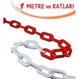 Mikasso Plastik Zincir Kırmızı Beyaz Metre Fiyatı Ekleyiniz (Sepete Eklenen Adet Kadar Gelir)