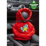 Mikasso Pokemon Squirtle Kırmızı Vites Hoodie Araç Vites Kıyafeti Vites Poları Oto Aksesuarı Vites Topuzu - Çok Renkli
