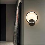 Mikasso Polina Modern Tasarım Siyah Renk Gün Işığı Ledli Banyo - Mutfak - Salon LED Duvar Aplik Metal Siyah - Çok Renkli