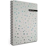 Mikasso Polka 17X24 Notes Spiralli Çizgili Sert Kapaklı 120 Yaprak Defter Sert Spiralli Çizgili 120 Yaprak O - Çok Renkli