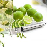 Mikasso Portakal Kabuğu Çizici Limon Rende Soyucu Turunçgiller Soyma Bıçağı Mutfak Alet Soyma Çelik