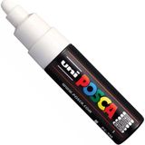 Mikasso Posca Marker Akrilik Boyama Kalemi Pc-7k (4.5-5.5mm) Beyaz Renk Beyaz - Çok Renkli