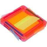 Mikasso Postit 5 Renk 50 Yaprak Ayraç (Şeffaf Kutusunda) Yapışkanlı Not Kağıdı - Çok Renkli