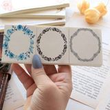 Mikasso Postit Vintage Memo Pad Penpal Sanat Not Kağıdı Kırtasiye Yaratıcı Journamm Yuvarlak Çerçeveli Küp N - Çok Renkli