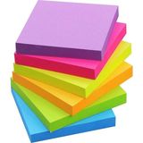 Mikasso Postit Yapışkanlı Kağıt 80 Yaprak 4 Adet Yapışkanlı Not Kağıdı - Çok Renkli