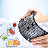 Mikasso Pratik 160LI Silikon Minik Küp Şekilli Buz Kalıbı Mini Buz Küp Sunum Buz Kalıbı Dekoratif Silikon