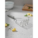 Mikasso Pratik 24 cm Lüks Paslanmaz Metal Patates Ezici | Patates Ezici Püre Çelik