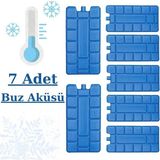 Mikasso Pratik Buz Aküsü Seti Buz Kasedi Ice Box Buz Kalıbı-7 Adet Plastik