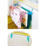 Mikasso Pratik Kurufer Petek Üstü Çamaşır Kurutmalık 60 cm 5 Telli Kalorifer Kurutma Askısı Metal Gri