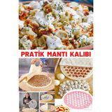 Mikasso Pratik Mantı Kalıbı Mantı Hamur Kesme Aparatı Büyük Boy Seri Mantımatik Mantı Hazırlama Aleti Plasti