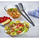 Mikasso Pratik Yanmaz Yapışmaz Sert Plastik Makarna ve Salata Maşası | 180 Dereceye Kadar Dayanıklı Plastik