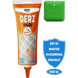 Mikasso Pratikfix Kullanıma Hazır Derz Dolgu Beyaz 400 Gr-Eski Derz Üzerine Uygulanır-Su Kaçaklarını Önler B