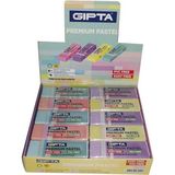 Mikasso Premium Dust Free Pastel Renkli Silgi 20 Li Kutu (K2510) Karton Düz Renkli Orta Boy Turkuaz Okul Def - Çok Renkli